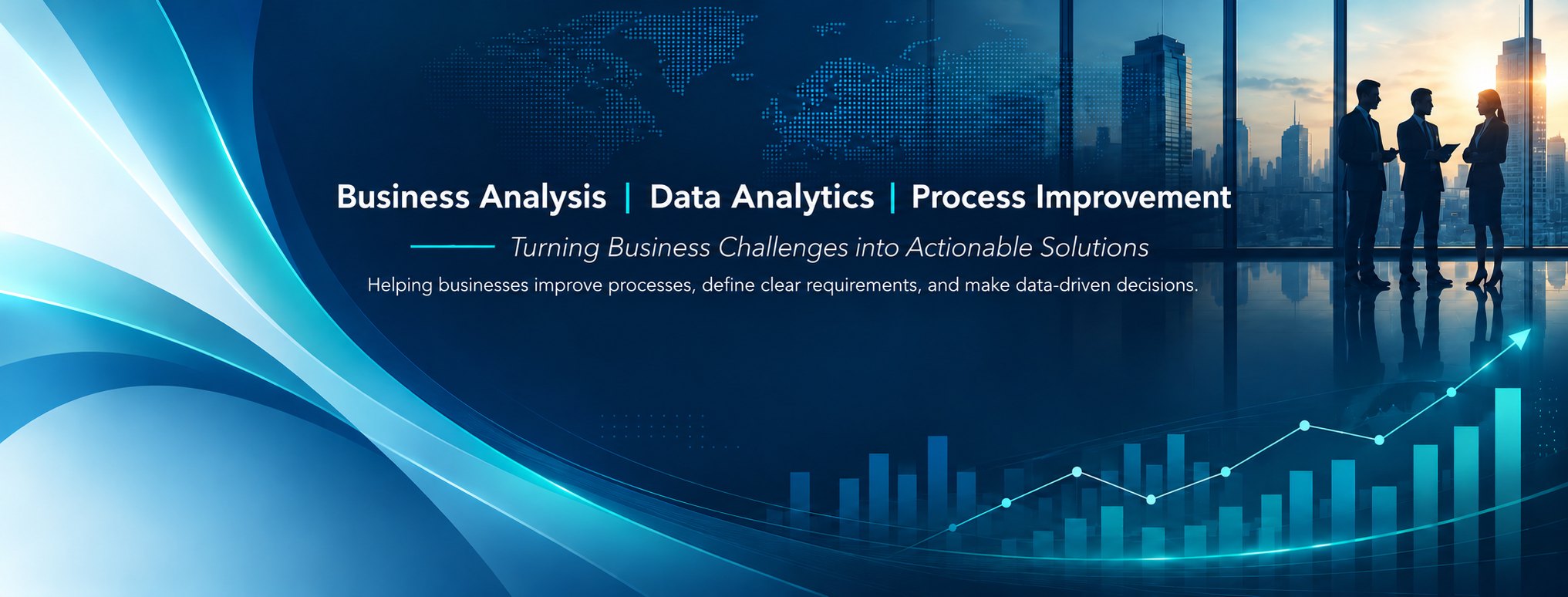 Business Analysis, Data Analytics, Process Improvement. Turning Business Challenges into Actionable Solutions.